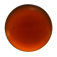 Gems 25mm Round Smooth Jewel Dark Amber