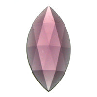 Gems 30 x 15mm Oval Pointed Faceted Jewel Amethyst