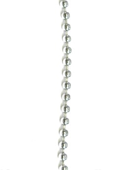 Chain Nickel Plated Ball Chain per linear ft