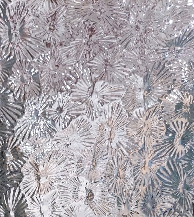 Wissmach Glass 01 FLORENTINE 32x32 Clear Florentine Texture sheet 72650000