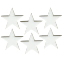 Kilnworking Accessories Miscellaneous Pre-Cut Stars White 1" (3)