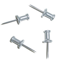Nails/Pins/Hooks/Hangers Moore Aluminum Push Pins-100 Count