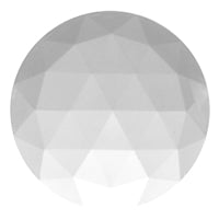 Gems 25mm Round Faceted Jewel Clear/Crystal