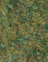 Van Gogh Glass VG189 12x18 Green Copper Gold quarter stock sheet BIN OS 208