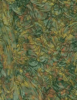 Van Gogh Glass VG189 12x18 Green Copper Gold quarter stock sheet BIN OS 208