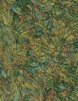 Van Gogh Glass VG189 12x12 Green Copper Gold sheet