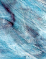 Wissmach Glass WO-85 16x21 Sky Blue quarter stock sheet