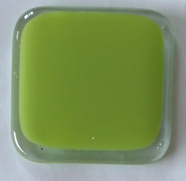 Youghiogheny Glass Y96-4500 12x18 Lime Green quarter stock sheet BIN A19