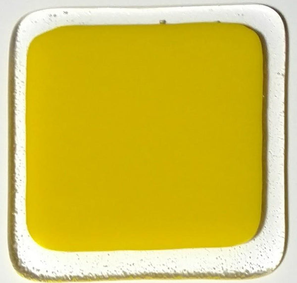 Youghiogheny Glass Y96-5000 18x24 Yellow Opal half stock sheet BIN A21