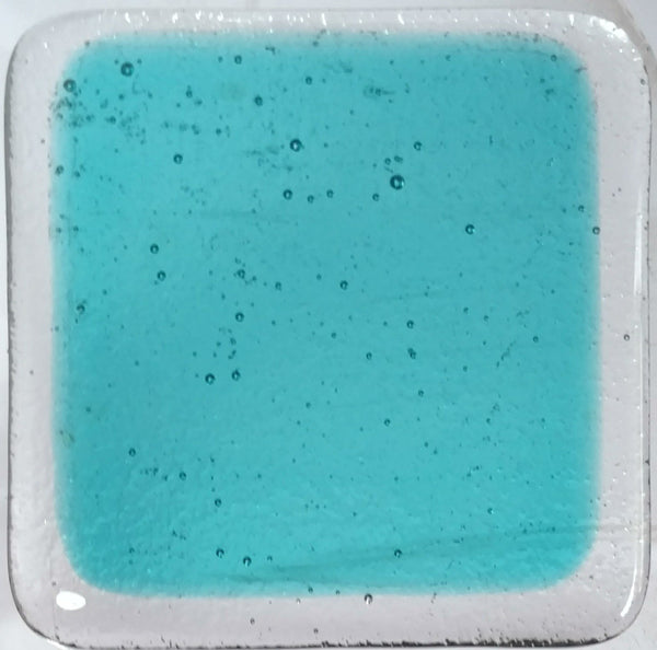 Youghiogheny Glass Y96-606 24x36 Turquoise full stock sheet BIN Y11