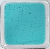 Youghiogheny Glass Y96-606 12x18 Turquoise quarter stock sheet BIN A17