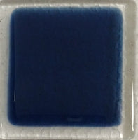 Youghiogheny Glass Y96-670 12x18 Navy Blue quarter stock sheet BIN A17